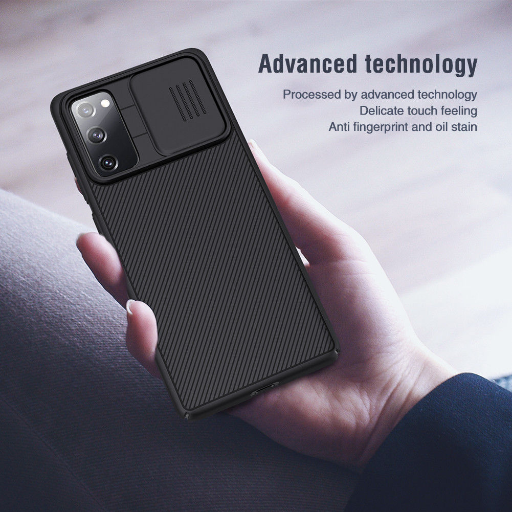 Nillkin CamShield Samsung Galaxy S20 FE Hoesje met Camera Slider Zwart afbeelding 8