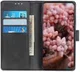 HTC Desire 20 Pro Portemonnee Stand Hoesje Zwart afbeelding 1