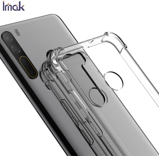 IMAK HTC Desire 20 Pro Hoesje TPU + Screenprotector Transparant afbeelding 3