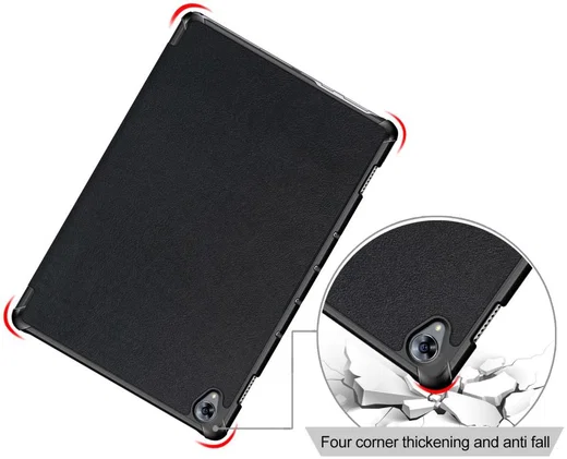 Huawei MatePad Pro Hoes Tri-fold Book Case Zwart afbeelding 6