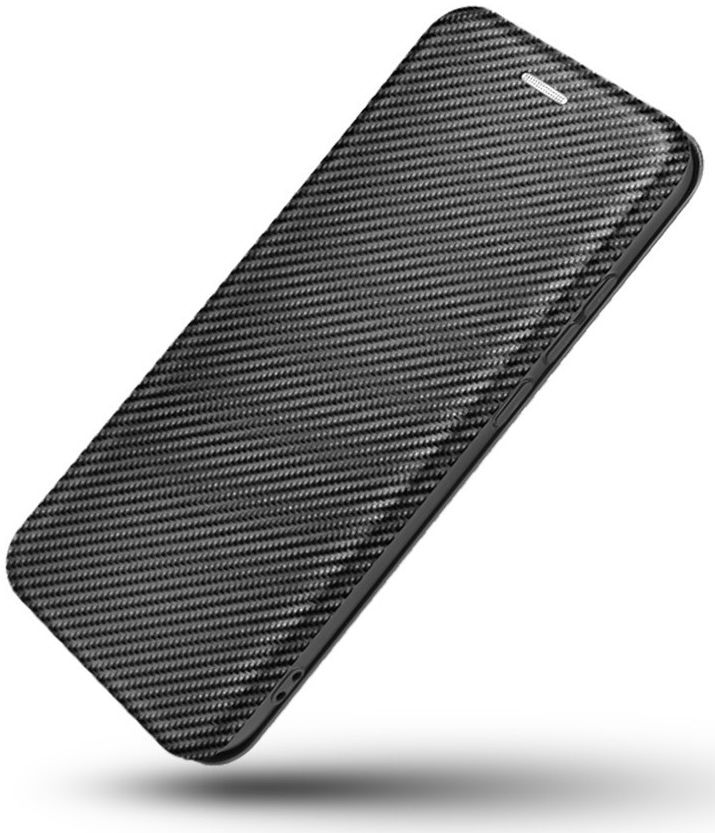 Motorola Moto G9 Plus Carbon Fiber Portemonnee Hoesje Zwart afbeelding 10