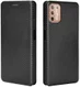 Motorola Moto G9 Plus Carbon Fiber Portemonnee Hoesje Zwart afbeelding 4