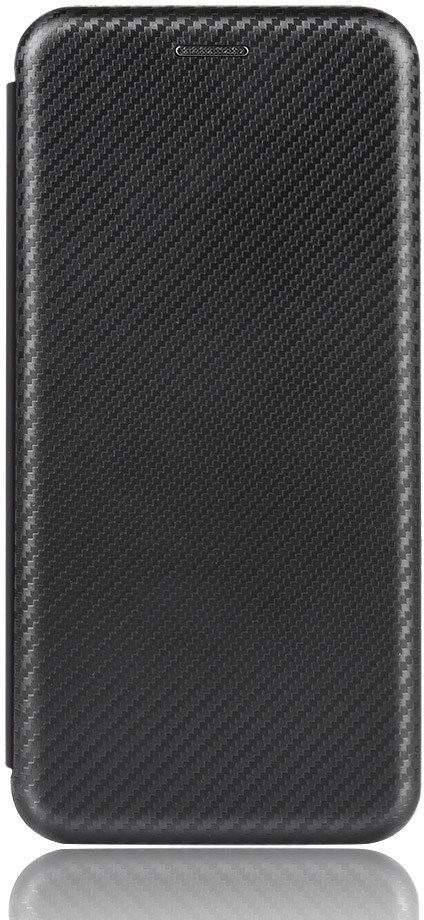 Motorola Moto G9 Plus Carbon Fiber Portemonnee Hoesje Zwart afbeelding 9