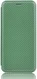 Motorola Moto G9 Plus Carbon Fiber Portemonnee Hoesje Groen afbeelding 5
