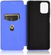 Motorola Moto G9 Plus Carbon Fiber Portemonnee Hoesje Blauw afbeelding 5