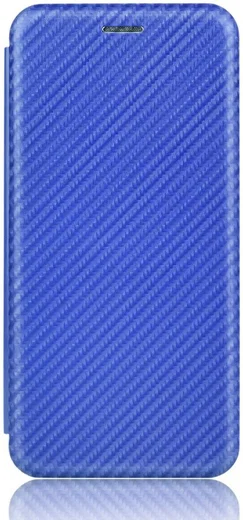 Motorola Moto G9 Plus Carbon Fiber Portemonnee Hoesje Blauw afbeelding 9