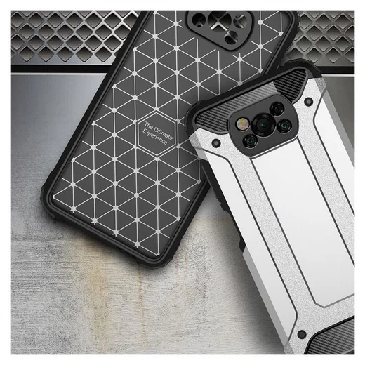 Xiaomi Poco X3 / X3 Pro Hoesje Shock Proof Hybride Back Cover Blauw afbeelding 9
