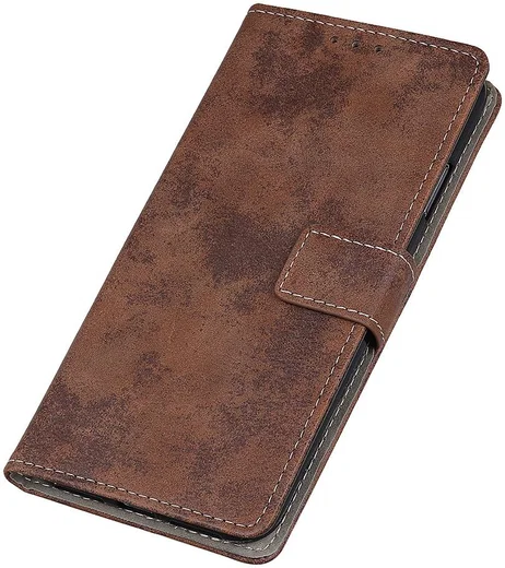 Xiaomi Poco X3 / X3 Pro Hoesje Portemonnee Book Case Kunstleer Bruin afbeelding 5
