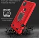 Google Pixel 4a Hybride Hoesje met Ring Kickstand Rood afbeelding 4