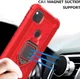 Google Pixel 4a Hybride Hoesje met Ring Kickstand Rood afbeelding 6