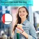 Google Pixel 4a Hybride Hoesje met Ring Kickstand Rood afbeelding 8