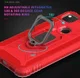 Google Pixel 4a Hybride Hoesje met Ring Kickstand Rood afbeelding 7
