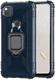 Google Pixel 4a Hybride Hoesje met Ring Kickstand Blauw afbeelding 1