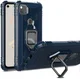 Google Pixel 4a Hybride Hoesje met Ring Kickstand Blauw afbeelding 2
