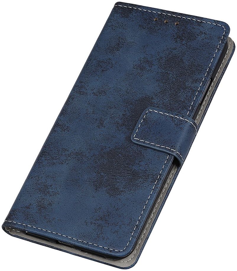 Google Pixel 4A 5G Hoesje Portemonnee Book Case Kunstleer Blauw afbeelding 11