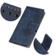 Google Pixel 4A 5G Hoesje Portemonnee Book Case Kunstleer Blauw afbeelding 12