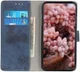 Google Pixel 4A 5G Hoesje Portemonnee Book Case Kunstleer Blauw afbeelding 1