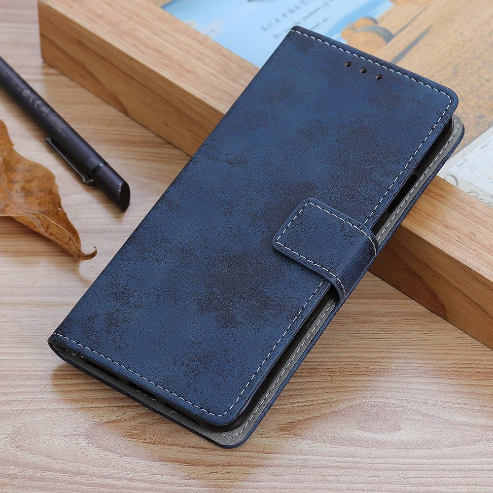 Google Pixel 4A 5G Hoesje Portemonnee Book Case Kunstleer Blauw afbeelding 7