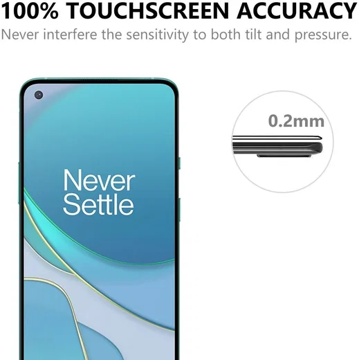 OnePlus 8T Volledig Dekkende Tempered Glass Screen Protector afbeelding 6