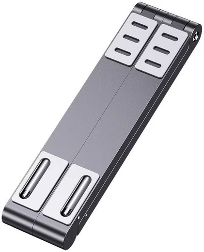 Universele Verstelbare Houder voor Smartphone / Laptop / Tablet Grijs afbeelding 2
