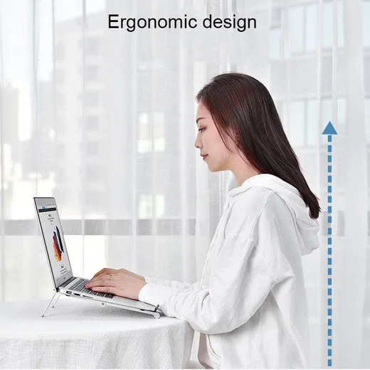 Universele Verstelbare Houder voor Smartphone / Laptop / Tablet Zilver afbeelding 11