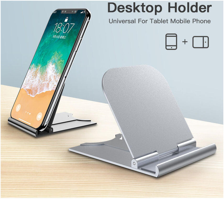 Universele Verstelbare Houder voor Smartphone en Tablet Zwart afbeelding 3