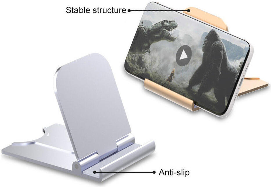 Universele Verstelbare Houder voor Smartphone en Tablet Zwart afbeelding 5