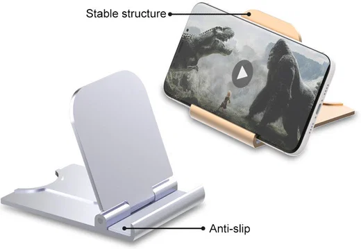 Universele Verstelbare Houder voor Smartphone en Tablet Goud afbeelding 8