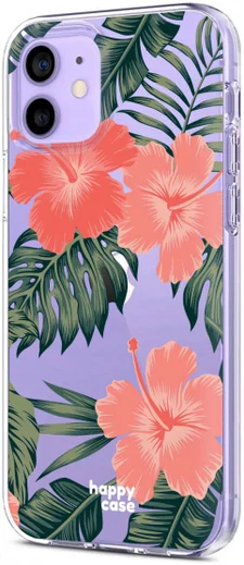 HappyCase iPhone 12 / 12 Pro Hoesje Flexibel TPU Tropic Vibe Print afbeelding 7