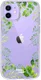 HappyCase iPhone 12 / 12 Pro Hoesje Flexibel TPU Leaves Print afbeelding 1