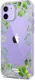 HappyCase iPhone 12 / 12 Pro Hoesje Flexibel TPU Leaves Print afbeelding 7