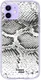 HappyCase iPhone 12 / 12 Pro Hoesje Flexibel TPU Slangen Print afbeelding 1