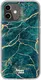 HappyCase iPhone 12 / 12 Pro Hoesje Flexibel TPU Aqua Marmer Print afbeelding 8