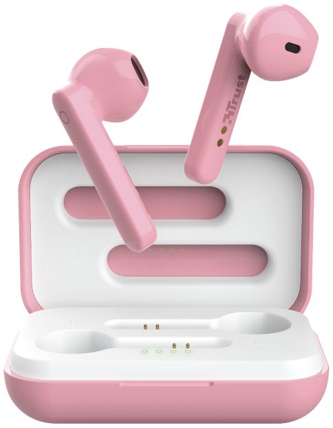 Trust Primo Touch Wireless Bluetooth Earphones Roze afbeelding 1
