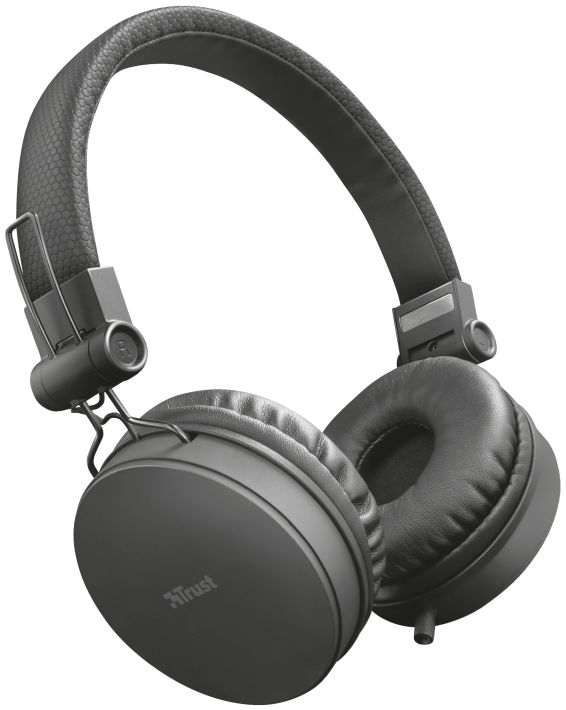 Trust Tones Wired On-Ear Koptelefoon Zwart afbeelding 1