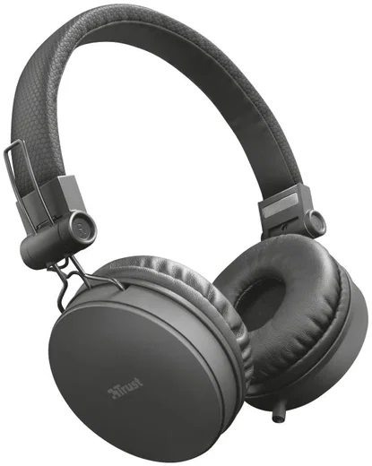 Trust Tones Wired On-Ear Koptelefoon Zwart afbeelding 1