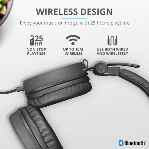 Trust Tones Wired On-Ear Koptelefoon Zwart afbeelding 12
