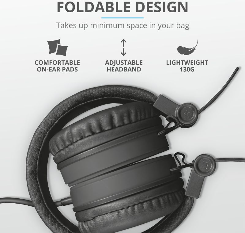 Trust Tones Wired On-Ear Koptelefoon Zwart afbeelding 14