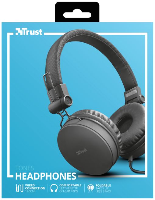 Trust Tones Wired On-Ear Koptelefoon Zwart afbeelding 18