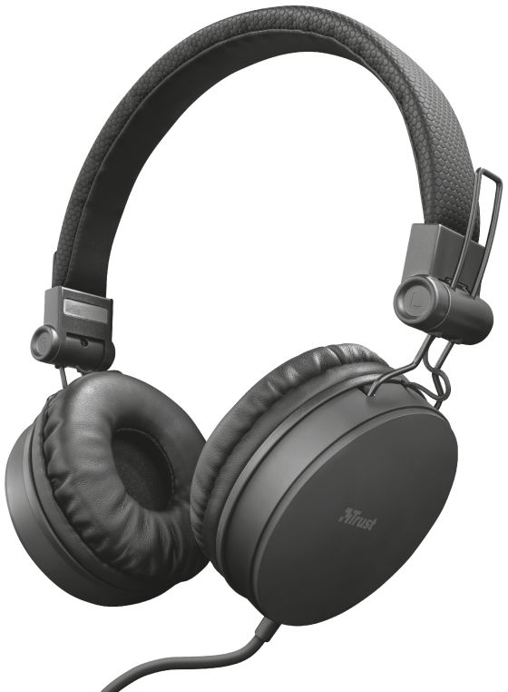 Trust Tones Wired On-Ear Koptelefoon Zwart afbeelding 7