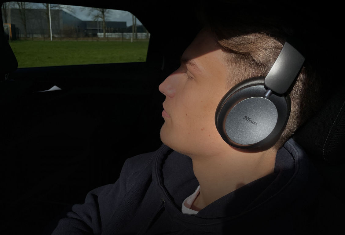 Trust Eaze Bluetooth Over-Ear Volledig Draadloze Koptelefoon Zwart afbeelding 5