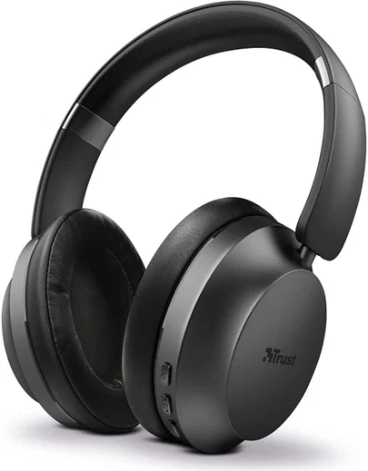 Trust Eaze Bluetooth Over-Ear Volledig Draadloze Koptelefoon Zwart afbeelding 1