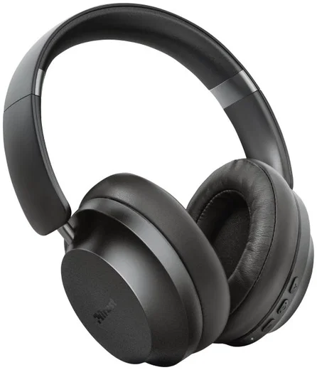 Trust Eaze Bluetooth Over-Ear Volledig Draadloze Koptelefoon Zwart afbeelding 2