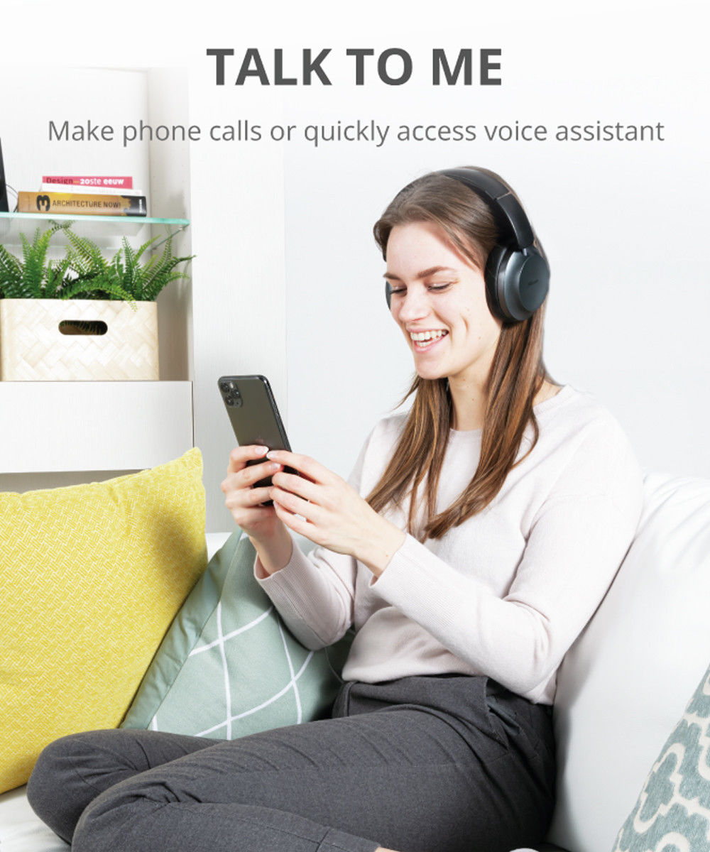 Trust Eaze Bluetooth Over-Ear Volledig Draadloze Koptelefoon Zwart afbeelding 4