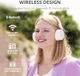 Trust Tones Bedraad/Bluetooth Draadloze On-Ear Koptelefoon Wit afbeelding 10