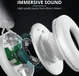 Trust Tones Bedraad/Bluetooth Draadloze On-Ear Koptelefoon Wit afbeelding 11