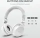 Trust Tones Bedraad/Bluetooth Draadloze On-Ear Koptelefoon Wit afbeelding 13