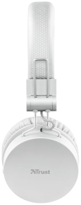 Trust Tones Bedraad/Bluetooth Draadloze On-Ear Koptelefoon Wit afbeelding 2