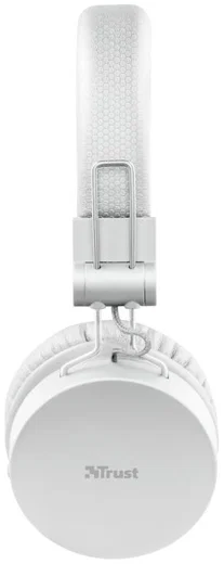 Trust Tones Bedraad/Bluetooth Draadloze On-Ear Koptelefoon Wit afbeelding 2