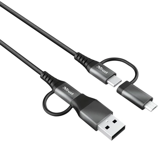 Trust Keyla 4-in-1 USB Data en Oplaad Kabel 1 Meter afbeelding 6